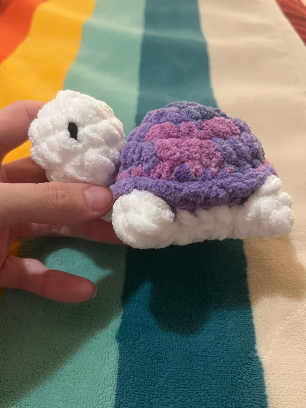 Plush Crocheted Turtle 🐢 - Picture 3 of 6
